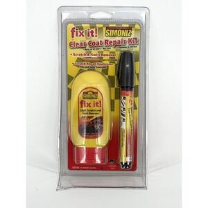 Simoniz Fix It Clear Coat Repair Kit Scratch Swirl Remover Applicator NEW Sealed